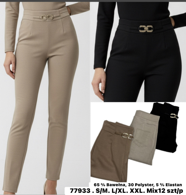 Spodnie damskie Roz S-2XL, Mix Kolor Paczka 12 szt
